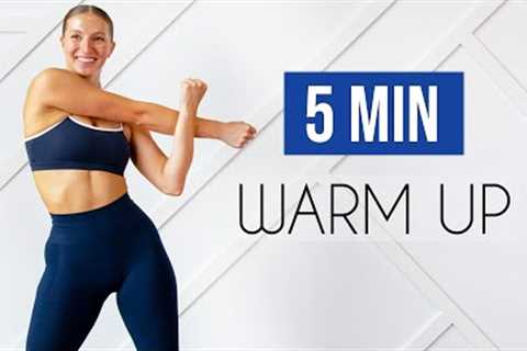 5 MIN WARM UP FOR AT HOME WORKOUTS (Full Body)