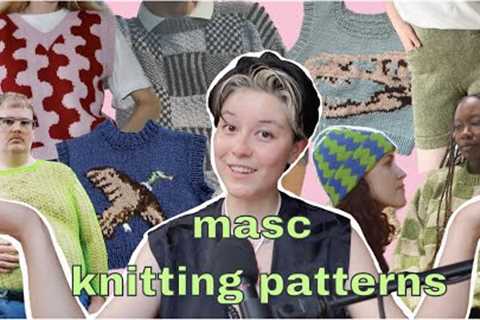 Masculine Knitting Pattern Inspiration | 20+ trendy knitting patterns
