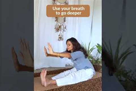 1 technique to do seated forward fold