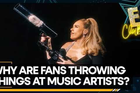 Why are fans throwing things at music artists? | WION E-Club