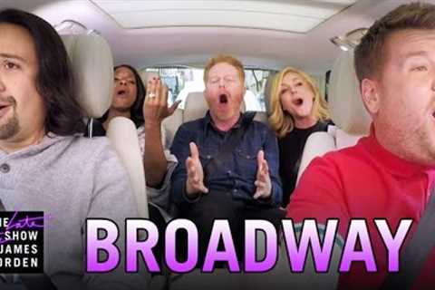 Broadway Carpool Karaoke ft. Hamilton &amp; More