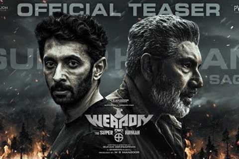 WEAPON Official Teaser (Hindi) |Sathyaraj, Vasanth Ravi |Million Studio |Ghibran |Guhan Senniappan