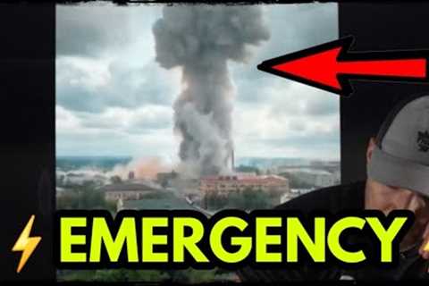 ⚡RED ALERT: MUSHROOM CLOUD BY MOSCOW AT NUCLEAR BOMBER FACILITY, DRONE ATTACK ON NUCLEAR FUEL