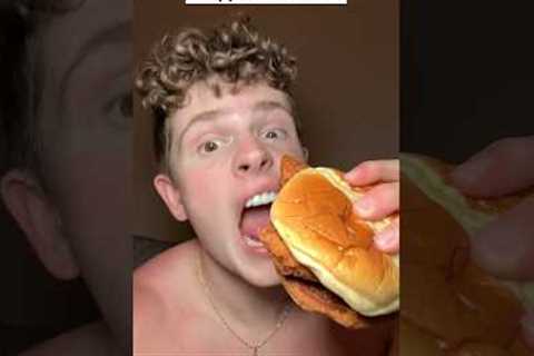 Eating the healthiest food item from McDonald’s!
