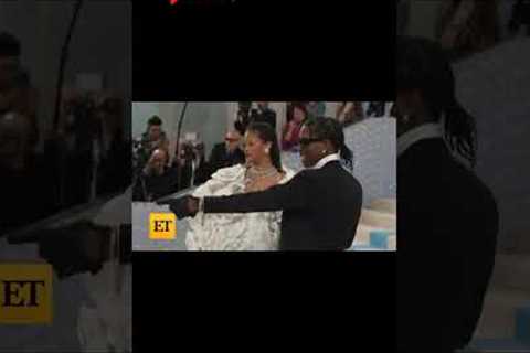 Rihanna:Am In love am obsessed💗🌷 ASAP Rocky &amp; Rihanna close out the 2023 met gala red carpet..