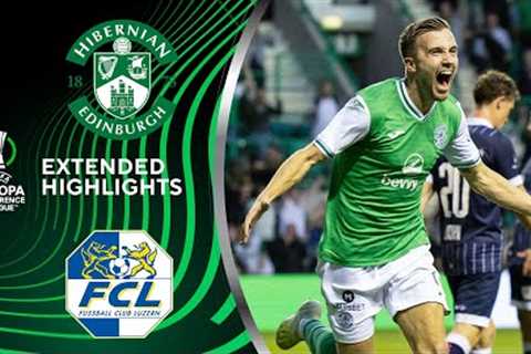Hibernian vs. Luzern: Extended Highlights | UECL Qualifiers - Round 3 | CBS Sports Golazo - Europe