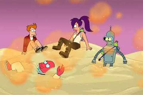 Futurama | Season 11 Episode 4 Clip Sandstorm | Hulu