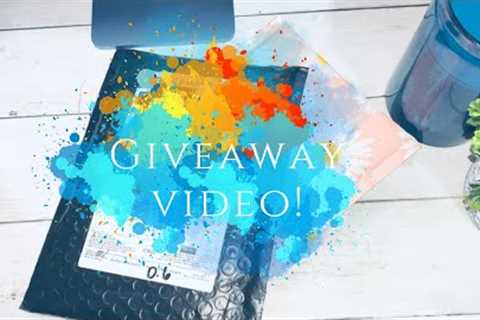 We’ve reached 100 subscribers | Giveaway Time| Happy Mail Unboxing |Part 2| 🩵
