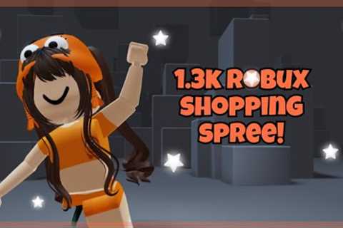 1.3k robux shopping spree!