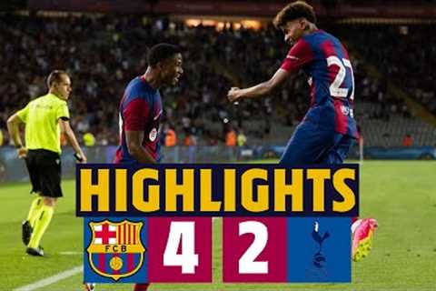 💥 HIGHLIGHTS I BARÇA 4-2 TOTTENHAM | GAMPER TROPHY💥