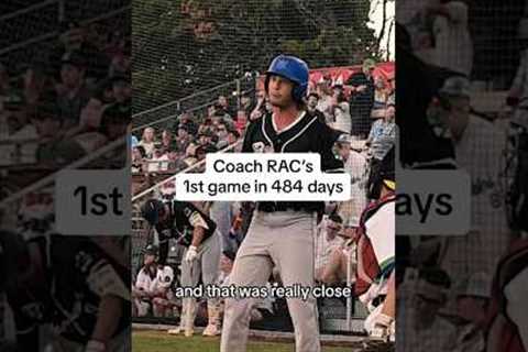 1st game in 484 days (MIC’d UP) #baseball @PortlandPicklesBaseball