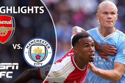 🚨 LATE LATE DRAMA 🚨 Arsenal vs. Manchester City | FA Community Shield Highlights | ESPN FC