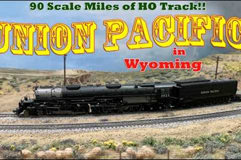 90 Miles of HO Scale Track - Verryl Fosnight's Union Pacific Wyoming Division