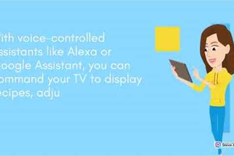 Running 4K Ultra HD TV for Cooking Following Recipes with Perfect Clarity