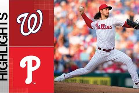 Nationals vs. Phillies Game Highlights (8/9/23) | MLB Highlights