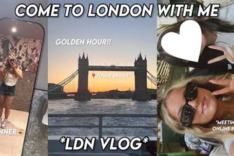 come to LONDON FOR THE DAY WITH ME &amp; MY FAMILY! *meeting my online bestfriend...*
