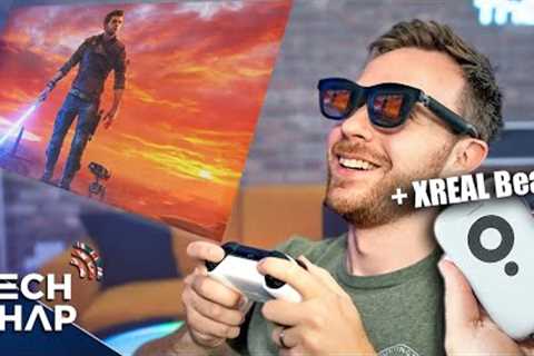A 330-inch OLED Screen... on my FACE! [XREAL Air + Beam 2023]