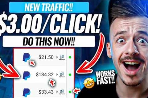 NEW Traffic Source Pays +$3.00 PER CLICK! ($250 PER DAY!) Make Money Online 2023