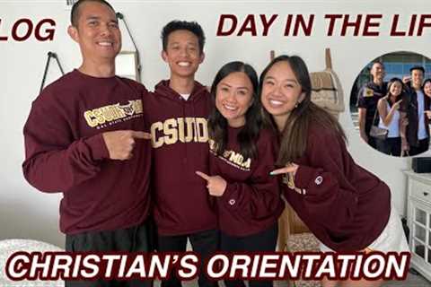 DAY IN THE LIFE VLOG: CHRISTIAN'S ORIENTATION | The Laeno Family