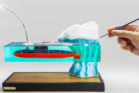 SUBMARINE FIRING MISSILE DIORAMA/ How to make/ DIY