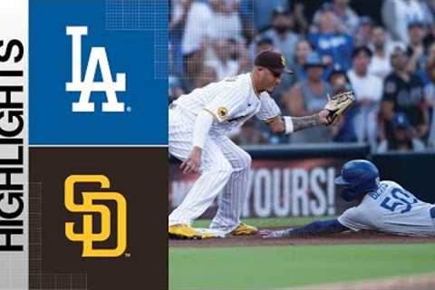 Dodgers vs. Padres Game Highlights (8/5/23) | MLB Highlights