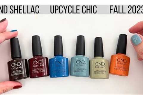 How I do my own nails with CND Shellac feat. NEW Upcycle Chic collection