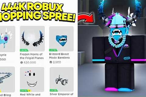 100K ROBUX SHOPPING SPREE!!!