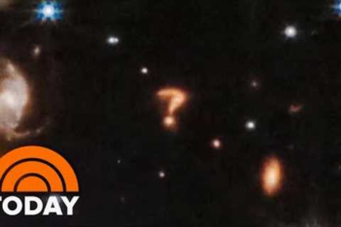 James Webb telescope captures 'question mark' in deep space