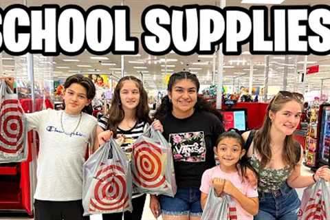 SCHOOL SUPPLiES SHOPPiNG W/ 5 KiDS! [Back to School 2023] Our DysFUNxional Family