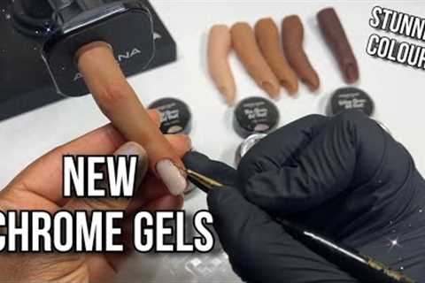 NEW Chrome Gel Paints | Nail Art Ideas for Beginners | Madam Glam