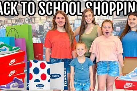 BACK to SCHOOL SHOPPING 2023! Clothing HAUL and NEW Shoes for MY 6 KiDS!