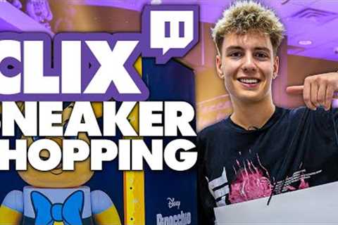CLIX GOES SNEAKER SHOPPING AT OUR BRAND NEW STORE!