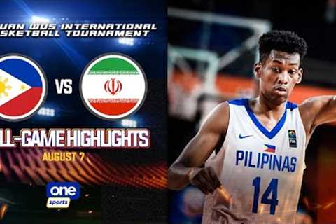 Philippines vs. Iran highlights | 2023 Heyuan WUS International Basketball - Aug. 7, 2023