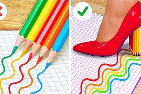 Too Cool For School? 😉 Smart DIY School Crafts And Genius Hacks