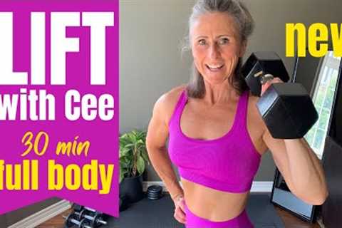 30 min STRENGTH TRAINING workout with dumbbells