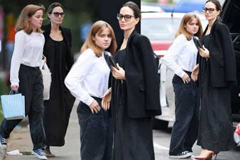 A Nepo baby is born! Angelina Jolie steps out with daughter Vivian in NYC