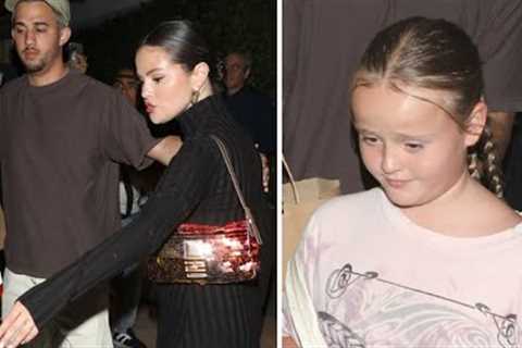 Selena Gomez Looks Ravishing In Black Dress While Dining With Sister Gracie