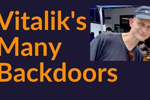 Vitalik's Many Backdoors (Ethereum Rollups)