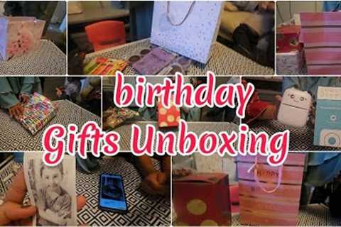 birthday Gifts Unboxing | birthday gifts ideas for girls | anam waseem uk
