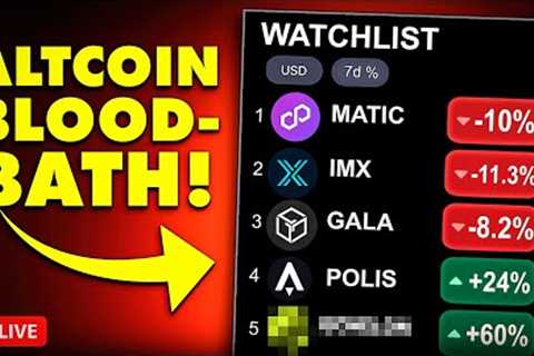 Will Altcoins Continue To Bleed? (WHAT I'M DOING NOW!)