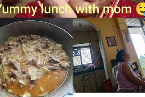 Some comments answers &amp; Lunch with mom😋❤️#dailyvlog #tibetanyoutuber #subscribetomychannel