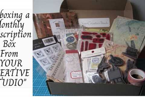 Unboxing Monthly Subscription Box From Your Creative Studio / Check Out All The Beautiful Items