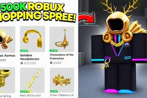 500K Robux Shopping Spree!