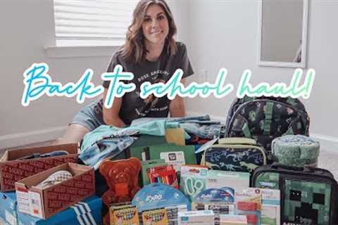 BACK TO SCHOOL HAUL 2023 | MOM OF 3 | CLOTHES &amp; SCHOOL SUPPLIES