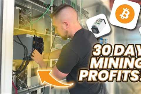How Much Money I Earned Mining Bitcoin In The Last 30 Days