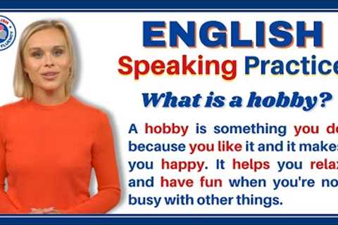 Hobbies and Interests in English (with Quiz) Vocabulary Words | English Language Fluency