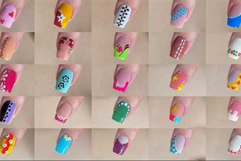 50+ Huge nail art designs compilation || Easy nail art designs with household items