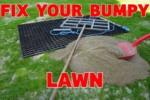 Make your lawn  LEVEL &amp; SMOOTH with this EASY to follow guide