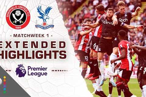 Sheffield United v. Crystal Palace | PREMIER LEAGUE HIGHLIGHTS | 8/12/2023 | NBC Sports