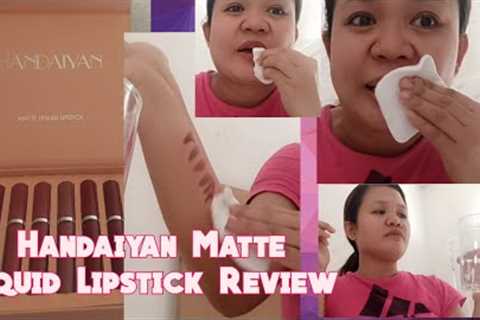 Handaiyan Matte Liquid Lipstick Review Product order For Personal Use || Mama Mhea